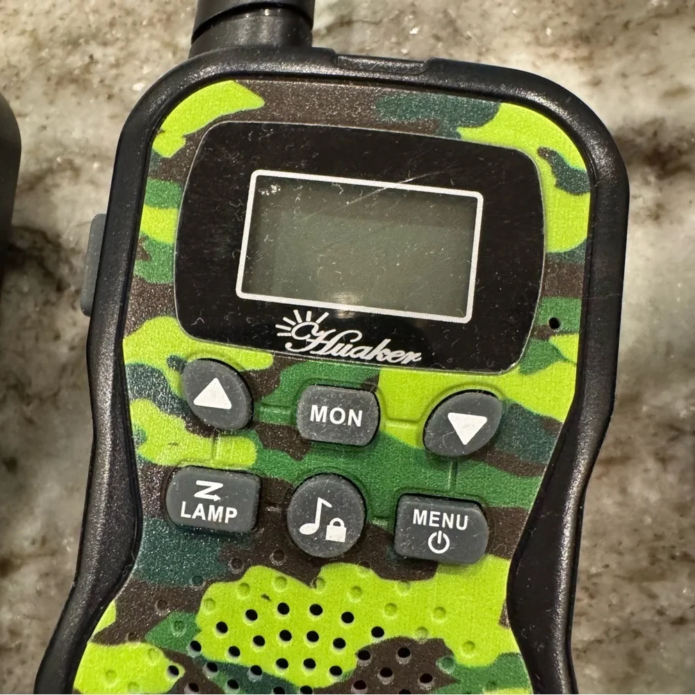 Kids Walkie Talkie Set - Blue, Green, Pink